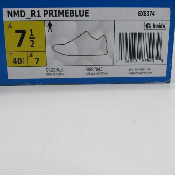 Adidas Originals NMD_R1 "Grey Four/Core Black" Men's Running Shoe SZ 7 1/2 - Picture 7 of 9